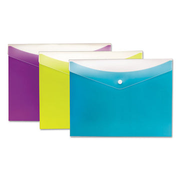 Pendaflex® Poly Snap Envelope, Snap Closure, 8.5 X 11, Limeade freeshipping - TVN Wholesale